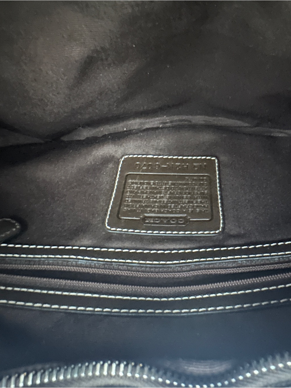 Coach Monogram Hobo Bag in Burgundy and Black - Picture 4 of 5